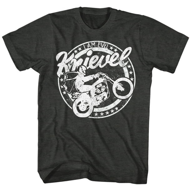 Evel Knievel Motorcycle Daredevil Custom Motorcycles Evel Ways Adult T Shirt Evel Knievel Motorcycle Daredevil Custom Motorcycles Evel Ways Adult T Shirt